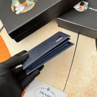 Cheap Prada Wallets In Navy For Men #1372662 Replica Wholesale [$34.00 USD] [ITEM#1372662] on Replica Prada Wallets