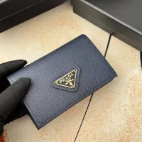 Cheap Prada Wallets In Navy For Men #1372663 Replica Wholesale [$34.00 USD] [ITEM#1372663] on Replica Prada Wallets