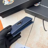 Cheap Prada Wallets In Navy For Men #1372663 Replica Wholesale [$34.00 USD] [ITEM#1372663] on Replica Prada Wallets