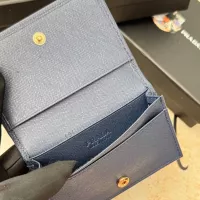 Cheap Prada Wallets In Navy For Men #1372663 Replica Wholesale [$34.00 USD] [ITEM#1372663] on Replica Prada Wallets