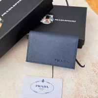 Cheap Prada Wallets In Navy For Men #1372664 Replica Wholesale [$34.00 USD] [ITEM#1372664] on Replica Prada Wallets