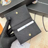 Cheap Prada Wallets In Black For Men #1372681 Replica Wholesale [$34.00 USD] [ITEM#1372681] on Replica Prada Wallets
