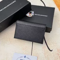 Cheap Prada Wallets In Black For Men #1372683 Replica Wholesale [$34.00 USD] [ITEM#1372683] on Replica Prada Wallets