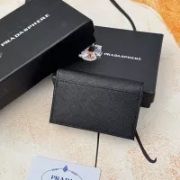 Cheap Prada Wallets In Black For Men #1372685 Replica Wholesale [$34.00 USD] [ITEM#1372685] on Replica Prada Wallets