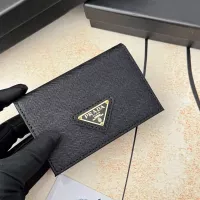 Cheap Prada Wallets In Black For Men #1372687 Replica Wholesale [$34.00 USD] [ITEM#1372687] on Replica Prada Wallets