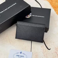 Cheap Prada Wallets In Black For Men #1372687 Replica Wholesale [$34.00 USD] [ITEM#1372687] on Replica Prada Wallets