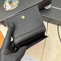 Cheap Prada Wallets In Black For Men #1372687 Replica Wholesale [$34.00 USD] [ITEM#1372687] on Replica Prada Wallets