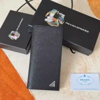 Cheap Prada Wallets In Black For Men #1372692 Replica Wholesale [$40.00 USD] [ITEM#1372692] on Replica Prada Wallets