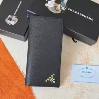 Cheap Prada Wallets In Black For Men #1372697 Replica Wholesale [$40.00 USD] [ITEM#1372697] on Replica Prada Wallets