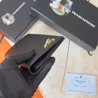 Cheap Prada Wallets In Black For Men #1372697 Replica Wholesale [$40.00 USD] [ITEM#1372697] on Replica Prada Wallets