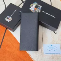 Cheap Prada Wallets In Black For Men #1372700 Replica Wholesale [$40.00 USD] [ITEM#1372700] on Replica Prada Wallets