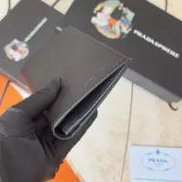 Cheap Prada Wallets In Black For Men #1372701 Replica Wholesale [$40.00 USD] [ITEM#1372701] on Replica Prada Wallets