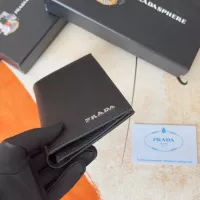 Cheap Prada Wallets In Black For Men #1372704 Replica Wholesale [$40.00 USD] [ITEM#1372704] on Replica Prada Wallets
