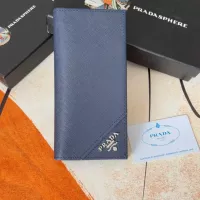 Cheap Prada Wallets In Navy For Men #1372707 Replica Wholesale [$40.00 USD] [ITEM#1372707] on Replica Prada Wallets