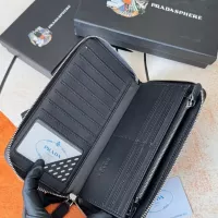 Cheap Prada Wallets For Men #1372727 Replica Wholesale [$45.00 USD] [ITEM#1372727] on Replica Prada Wallets