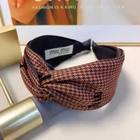 Cheap MIU MIU Headband For Women #1372967 Replica Wholesale [$25.00 USD] [ITEM#1372967] on Replica MIU MIU Headband