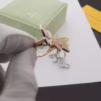 Cheap Van Cleef &amp; Arpels Rings In Rose Gold For Women #1373091 Replica Wholesale [$27.00 USD] [ITEM#1373091] on Replica Van Cleef &amp; Arpels Rings