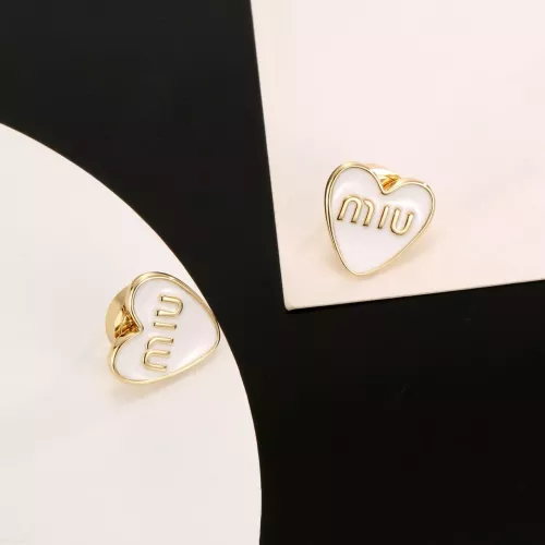 Cheap MIU MIU Earrings For Women #1373160 Replica Wholesale [$25.00 USD] [ITEM#1373160] on Replica MIU MIU Earrings