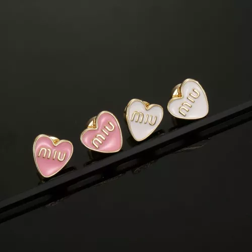 Cheap MIU MIU Earrings For Women #1373160 Replica Wholesale [$25.00 USD] [ITEM#1373160] on Replica MIU MIU Earrings