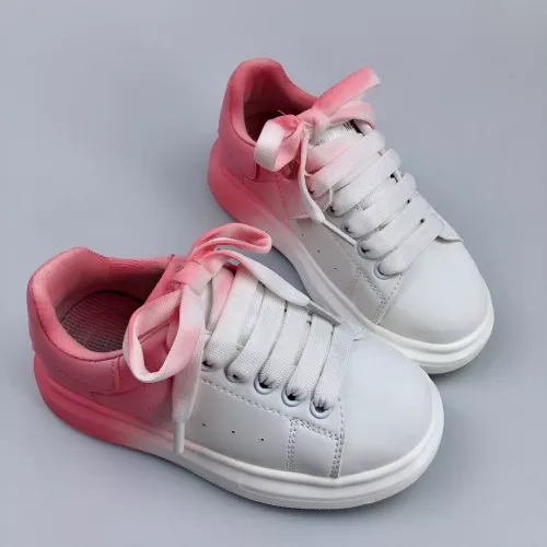 Cheap Alexander McQueen Kids' Shoes For Kids #1373210 Replica Wholesale [$56.00 USD] [ITEM#1373210] on Replica Alexander McQueen Kids' Shoes