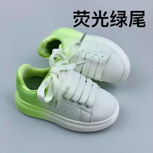 Cheap Alexander McQueen Kids' Shoes For Kids #1373211 Replica Wholesale [$56.00 USD] [ITEM#1373211] on Replica Alexander McQueen Kids' Shoes