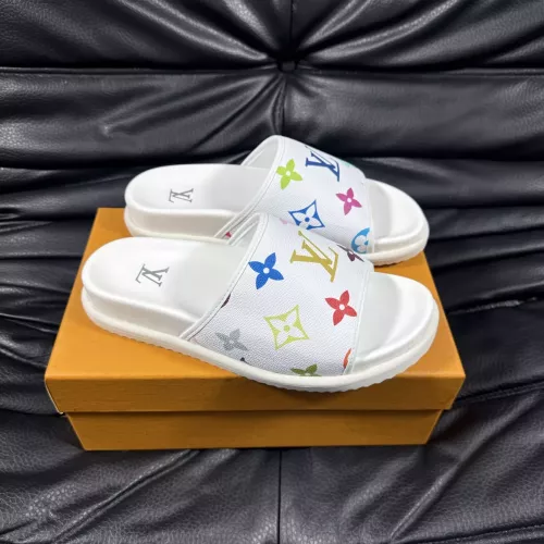 Cheap Louis Vuitton Slippers For Men #1373344 Replica Wholesale [$60.00 USD] [ITEM#1373344] on Replica Louis Vuitton Slippers