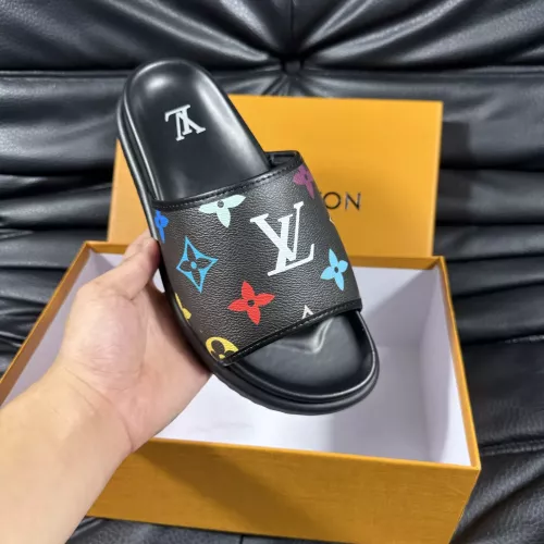 Cheap Louis Vuitton Slippers For Men #1373345 Replica Wholesale [$60.00 USD] [ITEM#1373345] on Replica Louis Vuitton Slippers