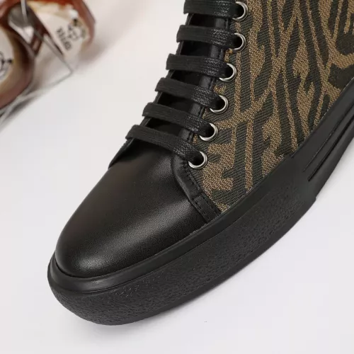 Cheap Fendi High Tops Casual Shoes For Men #1373356 Replica Wholesale [$76.00 USD] [ITEM#1373356] on Replica Fendi High Tops Casual Shoes