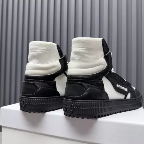Cheap Off-White High Tops Shoes For Men #1373377 Replica Wholesale [$130.00 USD] [ITEM#1373377] on Replica Off-White High Tops Shoes