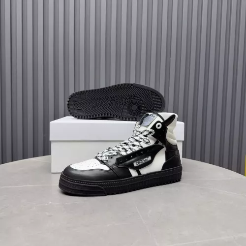 Cheap Off-White High Tops Shoes For Men #1373377 Replica Wholesale [$130.00 USD] [ITEM#1373377] on Replica Off-White High Tops Shoes