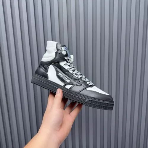 Cheap Off-White High Tops Shoes For Men #1373377 Replica Wholesale [$130.00 USD] [ITEM#1373377] on Replica Off-White High Tops Shoes