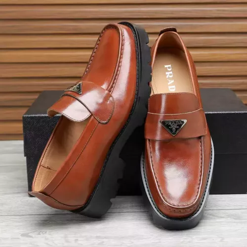 Cheap Prada Leather Shoes For Men #1373402 Replica Wholesale [$100.00 USD] [ITEM#1373402] on Replica Prada Leather Shoes