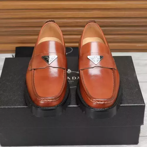 Cheap Prada Leather Shoes For Men #1373402 Replica Wholesale [$100.00 USD] [ITEM#1373402] on Replica Prada Leather Shoes