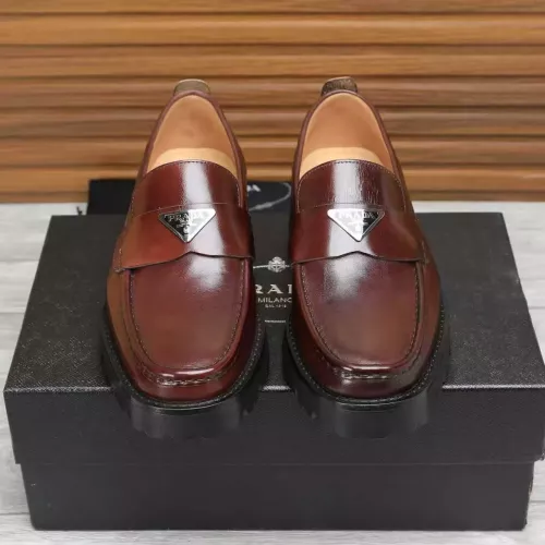 Cheap Prada Leather Shoes For Men #1373403 Replica Wholesale [$100.00 USD] [ITEM#1373403] on Replica Prada Leather Shoes