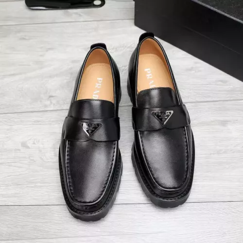 Cheap Prada Leather Shoes For Men #1373405 Replica Wholesale [$100.00 USD] [ITEM#1373405] on Replica Prada Leather Shoes