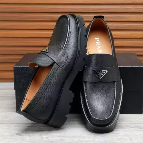 Cheap Prada Leather Shoes For Men #1373406 Replica Wholesale [$100.00 USD] [ITEM#1373406] on Replica Prada Leather Shoes