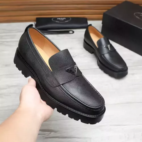Cheap Prada Leather Shoes For Men #1373406 Replica Wholesale [$100.00 USD] [ITEM#1373406] on Replica Prada Leather Shoes