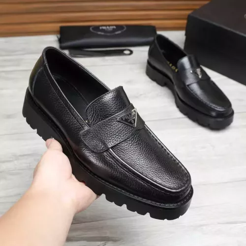 Cheap Prada Leather Shoes For Men #1373407 Replica Wholesale [$100.00 USD] [ITEM#1373407] on Replica Prada Leather Shoes