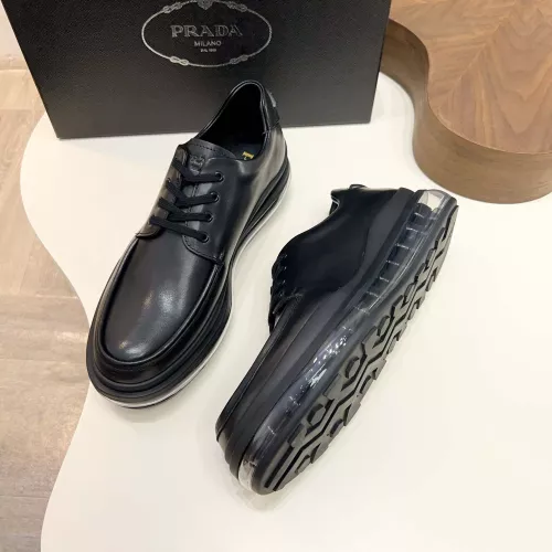Cheap Prada Leather Shoes For Men #1373441 Replica Wholesale [$155.00 USD] [ITEM#1373441] on Replica Prada Leather Shoes