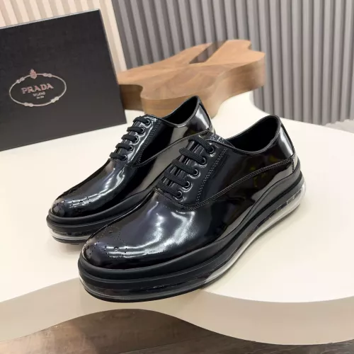 Cheap Prada Leather Shoes For Men #1373444 Replica Wholesale [$155.00 USD] [ITEM#1373444] on Replica Prada Leather Shoes