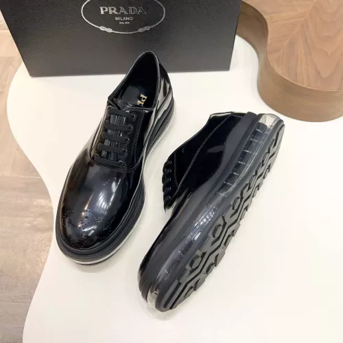Cheap Prada Leather Shoes For Men #1373444 Replica Wholesale [$155.00 USD] [ITEM#1373444] on Replica Prada Leather Shoes