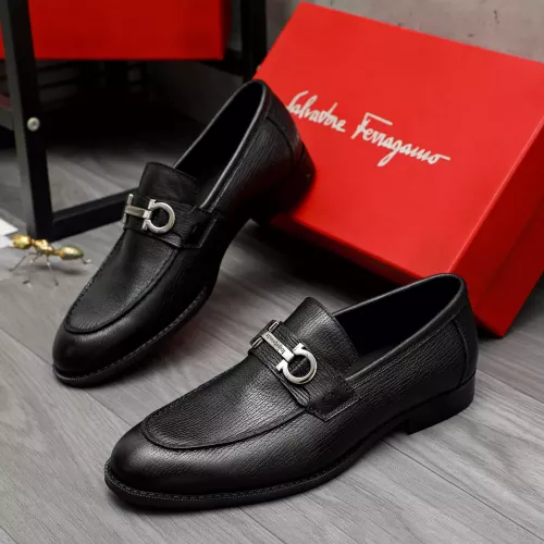 Salvatore Ferragamo Leather Shoes For Men #1373478