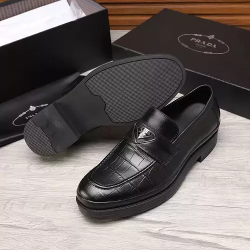 Cheap Prada Leather Shoes For Men #1373520 Replica Wholesale [$102.00 USD] [ITEM#1373520] on Replica Prada Leather Shoes