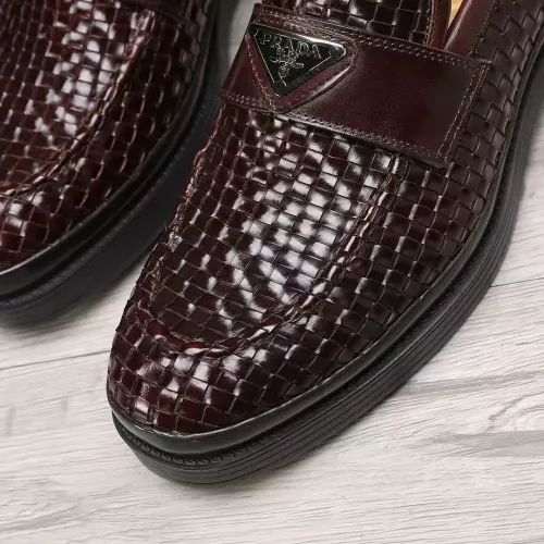 Cheap Prada Leather Shoes For Men #1373521 Replica Wholesale [$112.00 USD] [ITEM#1373521] on Replica Prada Leather Shoes