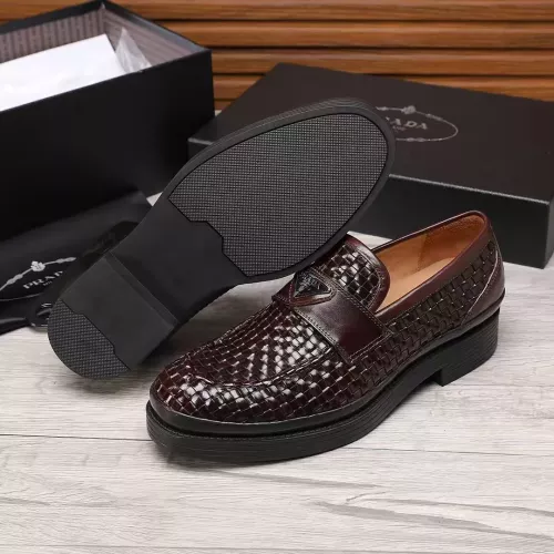 Cheap Prada Leather Shoes For Men #1373521 Replica Wholesale [$112.00 USD] [ITEM#1373521] on Replica Prada Leather Shoes