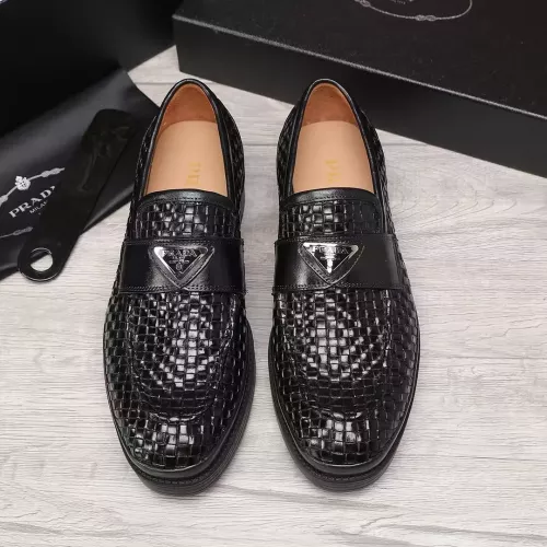 Cheap Prada Leather Shoes For Men #1373522 Replica Wholesale [$112.00 USD] [ITEM#1373522] on Replica Prada Leather Shoes