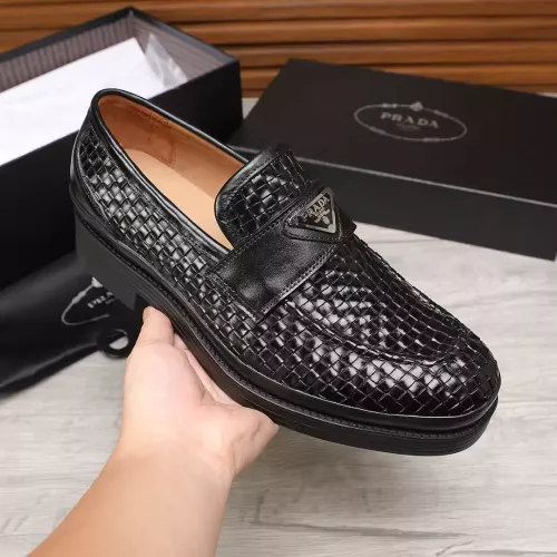 Cheap Prada Leather Shoes For Men #1373522 Replica Wholesale [$112.00 USD] [ITEM#1373522] on Replica Prada Leather Shoes