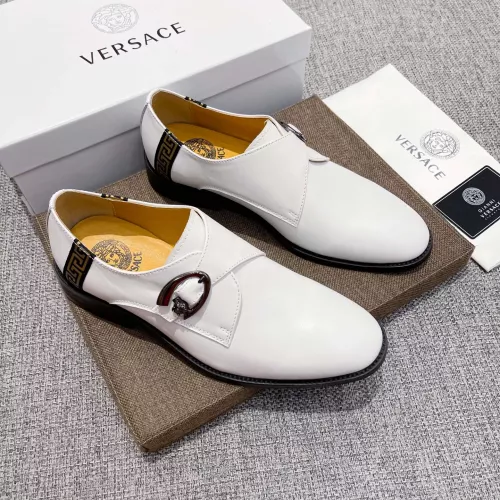 Cheap Versace Leather Shoes For Men #1373555 Replica Wholesale [$82.00 USD] [ITEM#1373555] on Replica Versace Leather Shoes