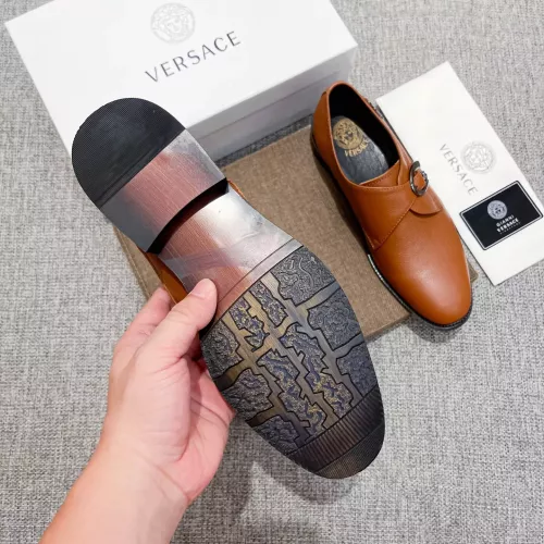 Cheap Versace Leather Shoes For Men #1373557 Replica Wholesale [$82.00 USD] [ITEM#1373557] on Replica Versace Leather Shoes