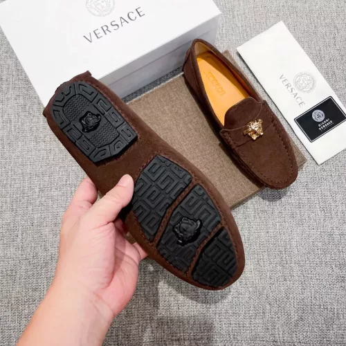 Cheap Versace Leather Shoes For Men #1373559 Replica Wholesale [$82.00 USD] [ITEM#1373559] on Replica Versace Leather Shoes
